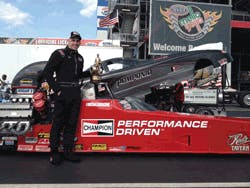 Champion Corey Wally Trophy Dragster