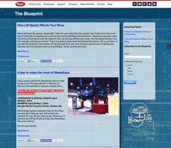 Rotary Lift Blueprint Blog Screenshotjpg