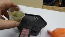 Adding Fuel Sample For Testing Adding Fuel Sample For Testing