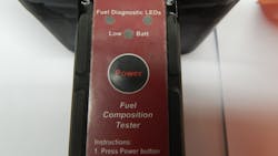 Power Button On Fuel Tester