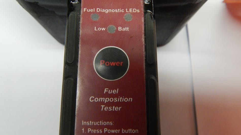 Power Button On Fuel Tester