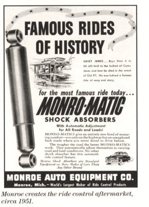 1951 Monro Matic Ad