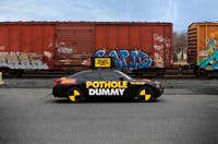 Pothole Dummy Car