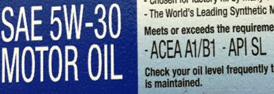 Ma1116 D01b Motor Oil Acea Label