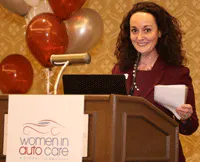 Tammy At Podium