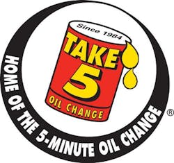 Take 5 Oil Change Logo Take 5 Oil Change Logo