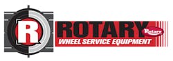 Rotary Wheel Service Logo