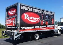 Rotary Wheel Service Road Show Truck