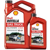 Shell Rotella Gas Truck Family Shot