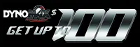 Dynomax Getupto100 Promo Logo Onblk Cmyk