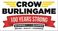 Crow Burlingame 100 Years Logo