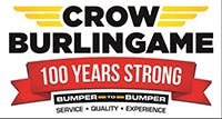 Crow Burlingame 100 Years Logo Crow Burlingame 100 Years Logo