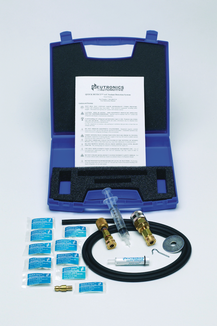 QuickDetect A/C Sealant Detection Kit From Neutronics Inc. Vehicle