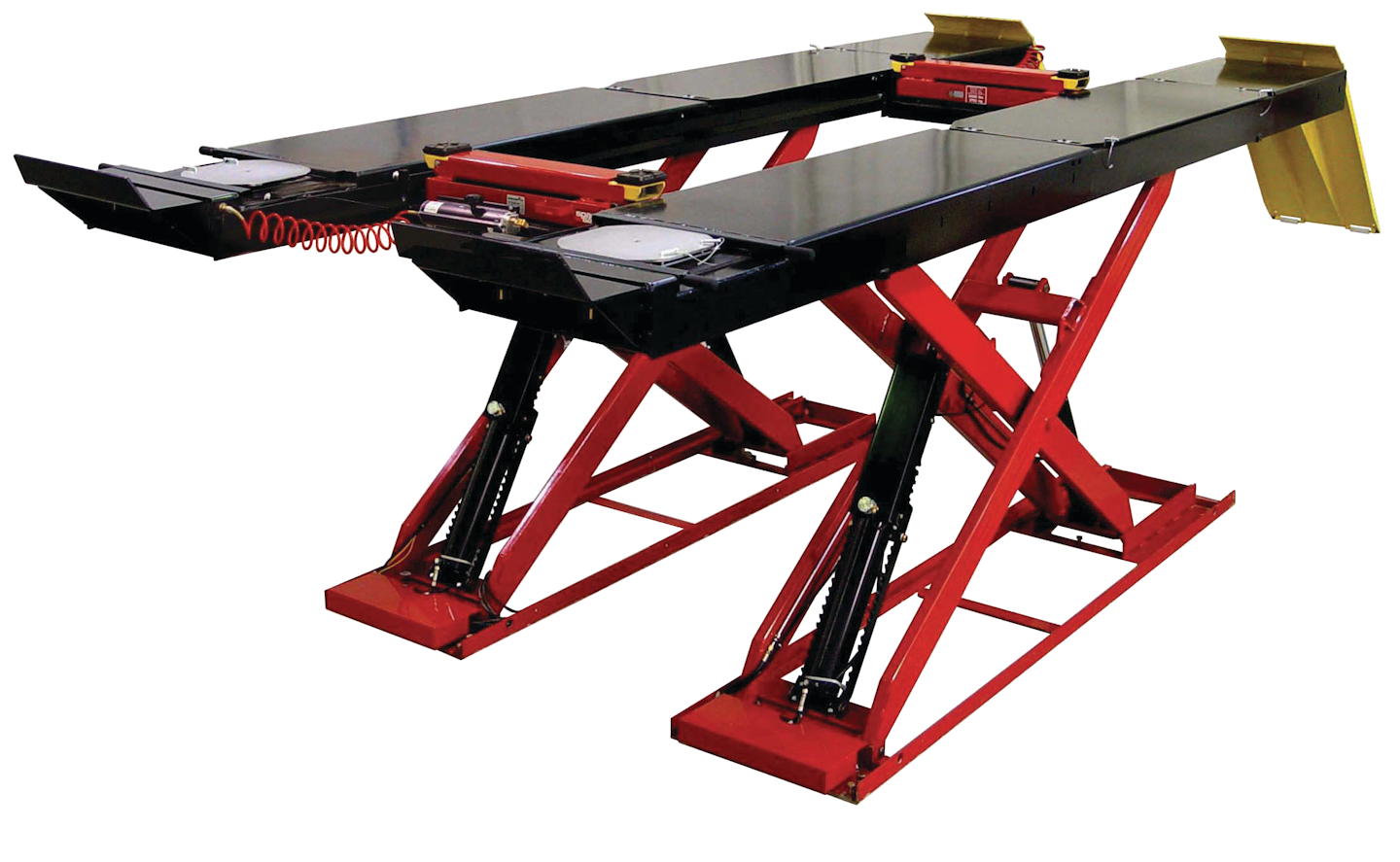 14,000pound capacity scissor alignment lift From John Bean Vehicle