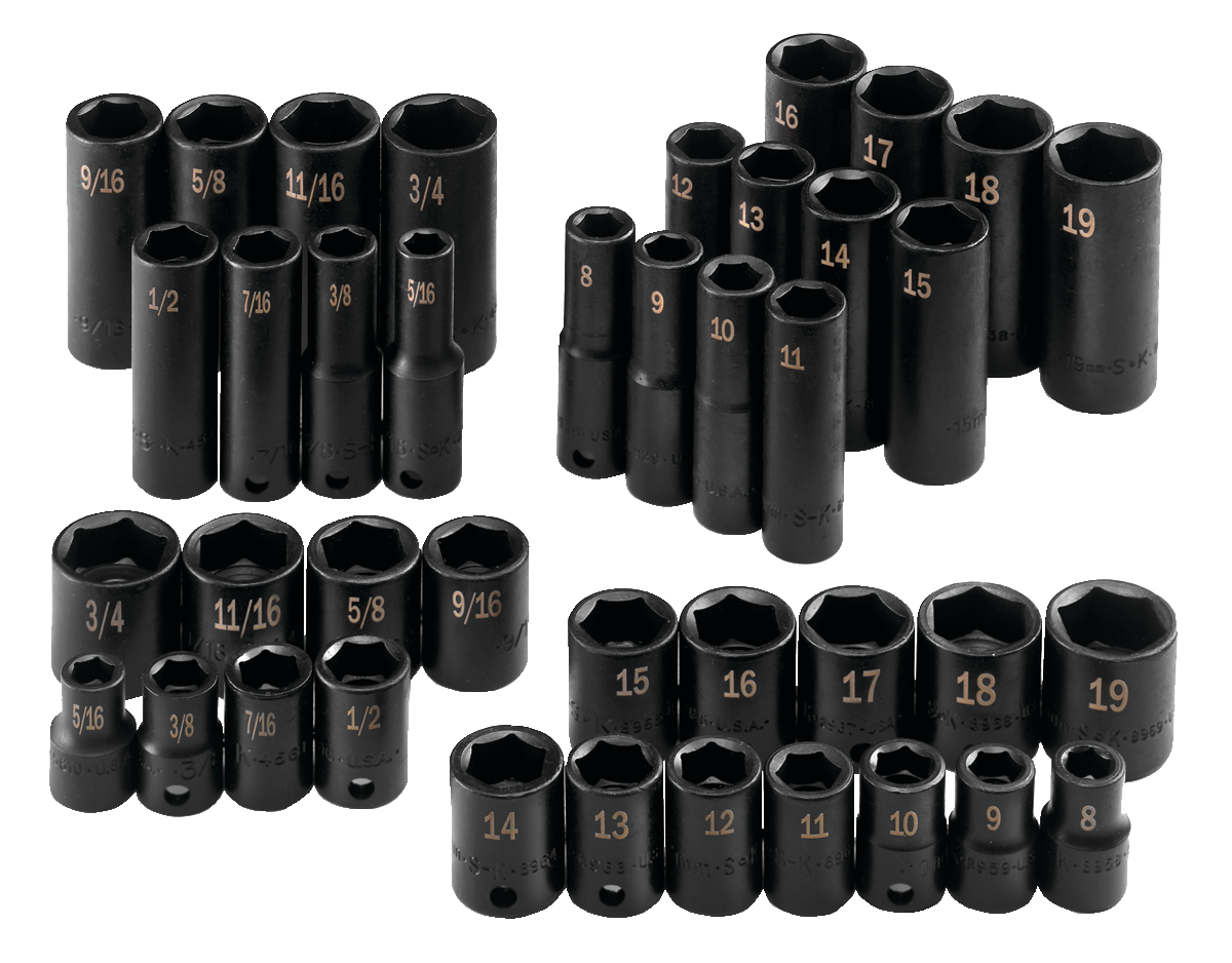 40piece38drive6pointfractionalmetricimpactsocketsupersetno 10099770