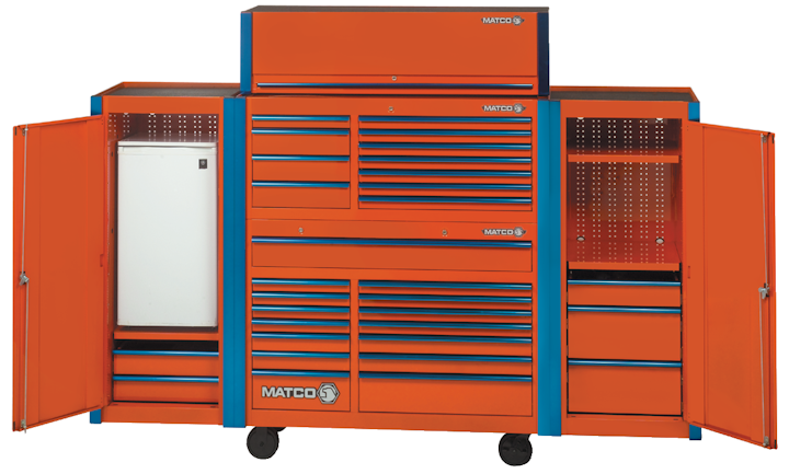 5 S Series Wide Full Lockers From Matco Tools Vehicle Service Pros