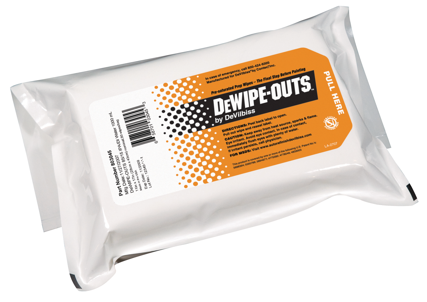 Dewipeoutspresaturatedprepwipes 10129458