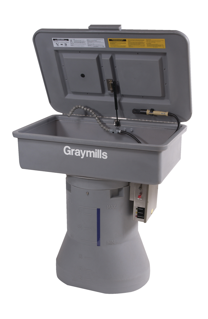 PH822, DH436R, and DH536R aqueous parts washers From Graymills