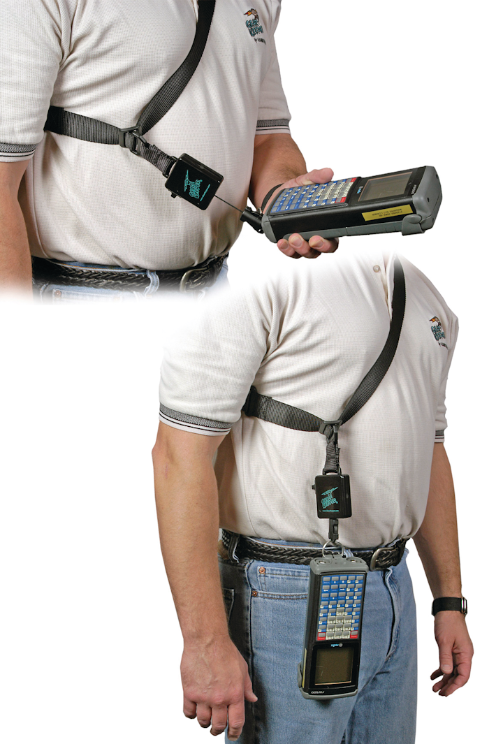 Gear Keeper Instrument Shoulder Straps with an RT3 Retractor From