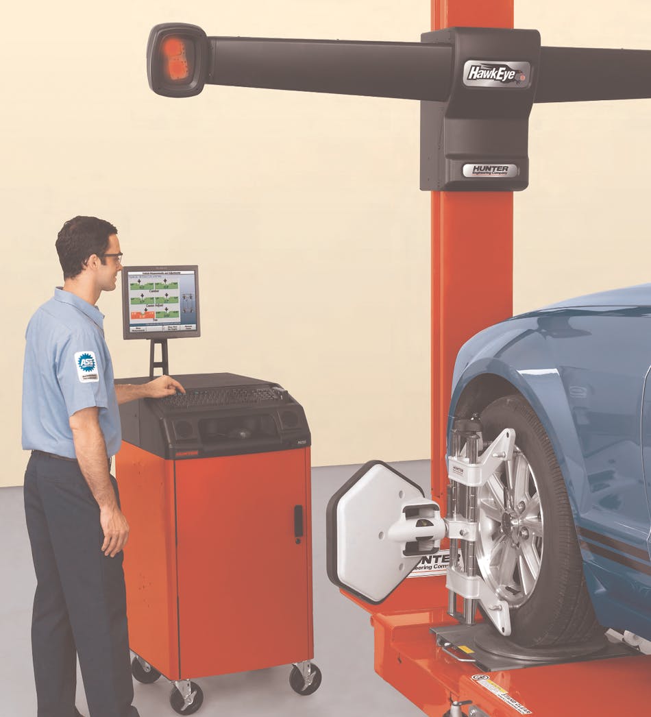 HawkEye Alignment System Vehicle Service Pros