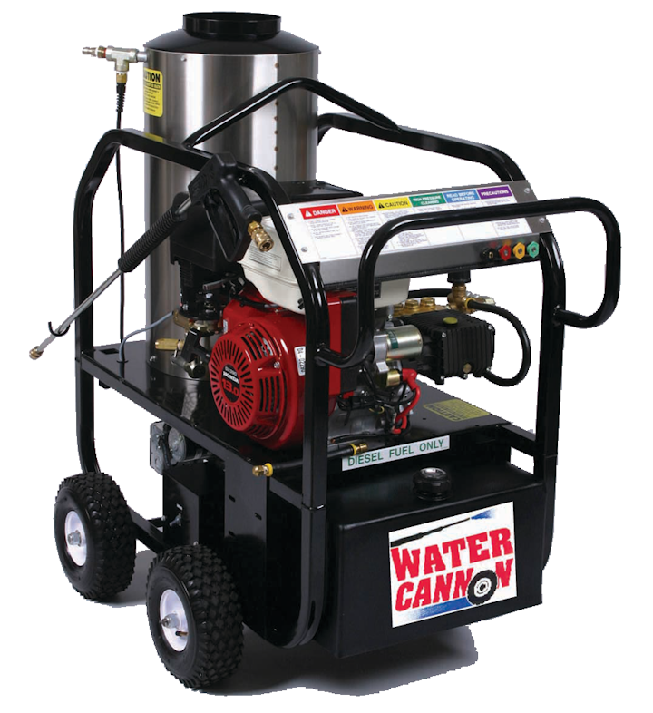 Hot Water Pressure Washers From Water Cannon Inc. Vehicle Service Pros