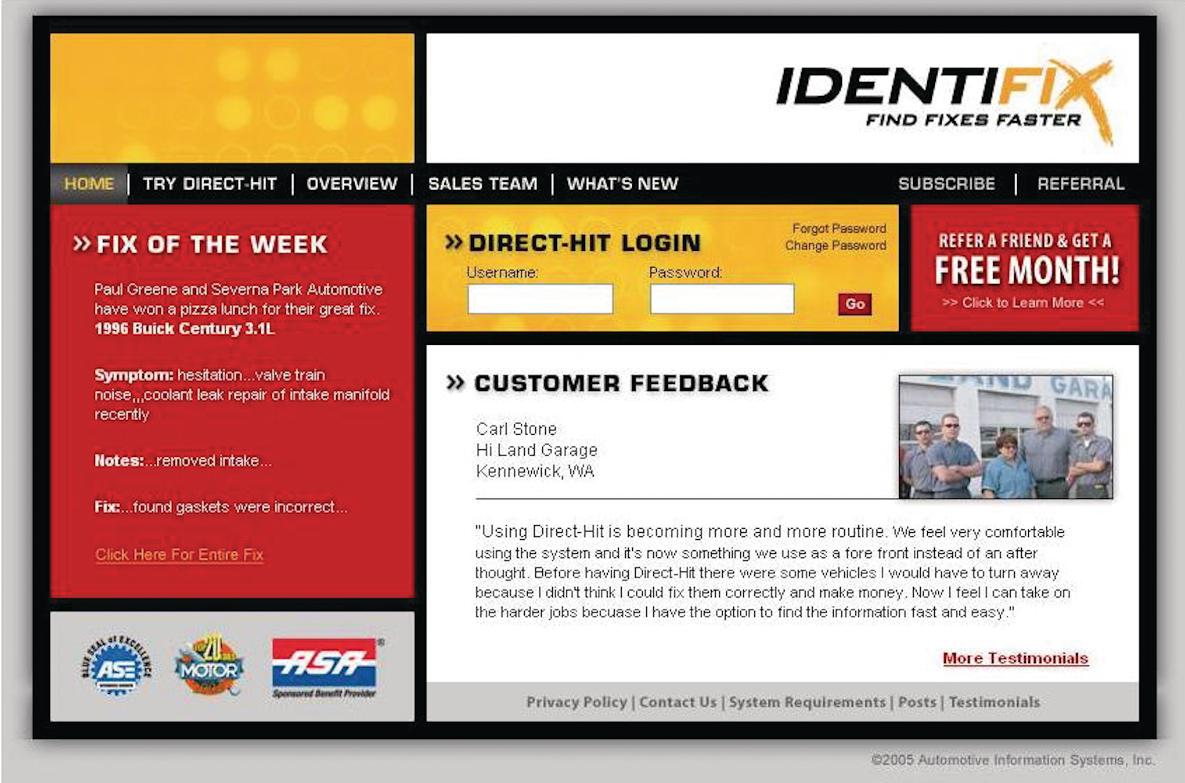 Tool Review Identifix Direct Hit Vehicle Service Pros
