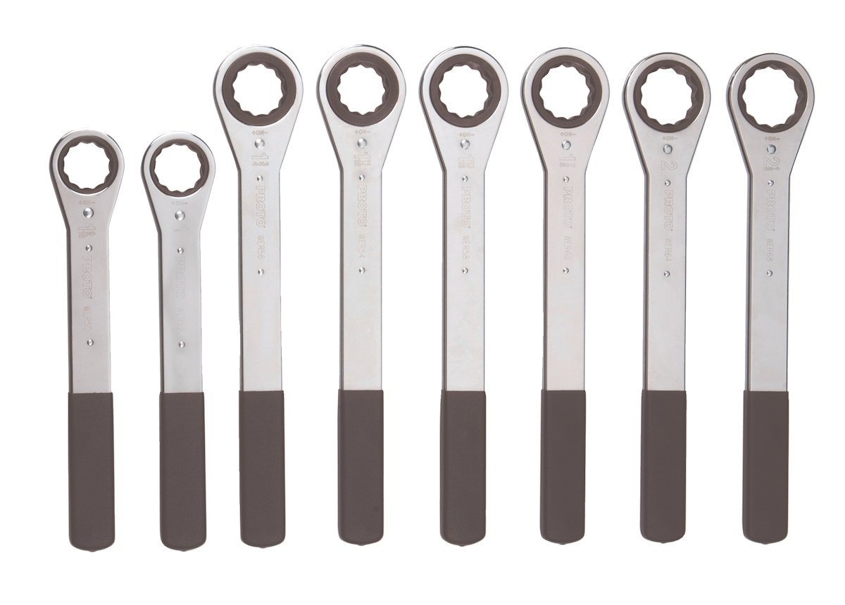 JumboSized, SingleEnd Ratcheting Box Wrenches From Stanley Proto