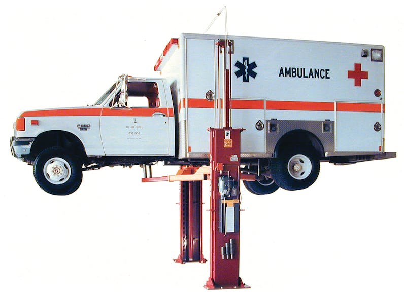LMF12, clear floor aboveground lifts Vehicle Service Pros