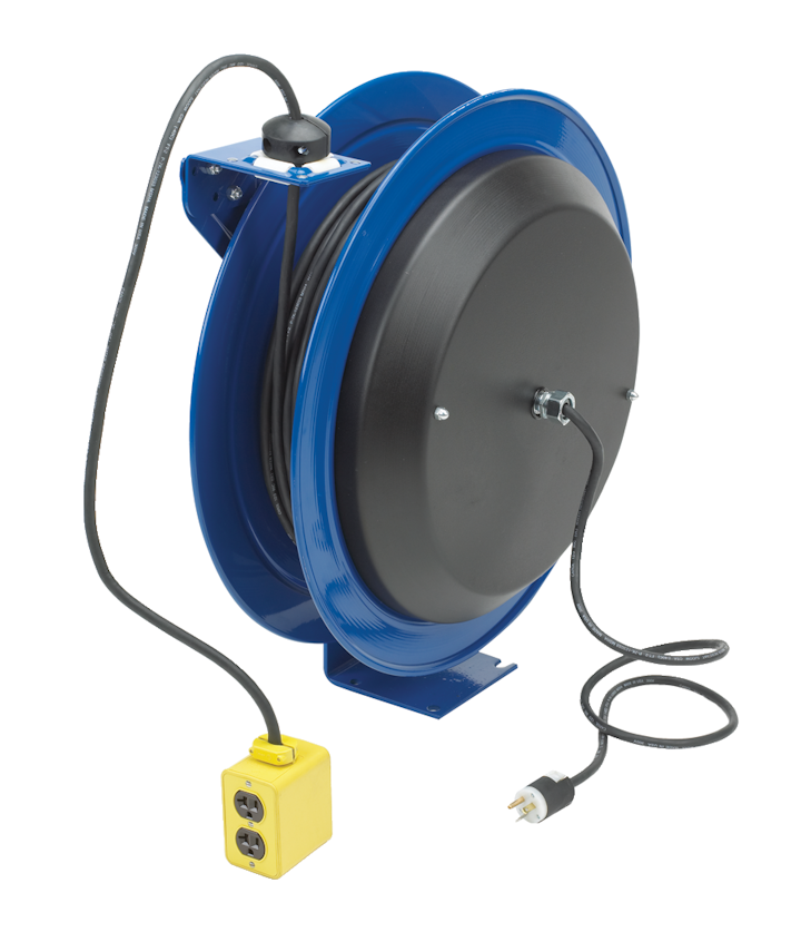 PC19 and PC 24 100' and 75' electric cord reels From Coxreels Vehicle Service Pros