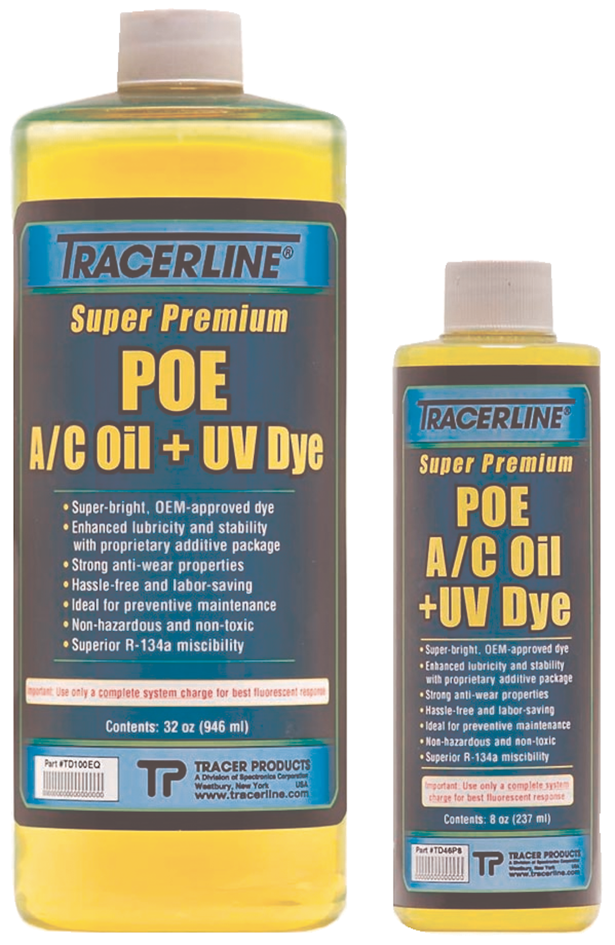 POE and PAG Refrigerant Oils From Tracer Products Vehicle Service Pros