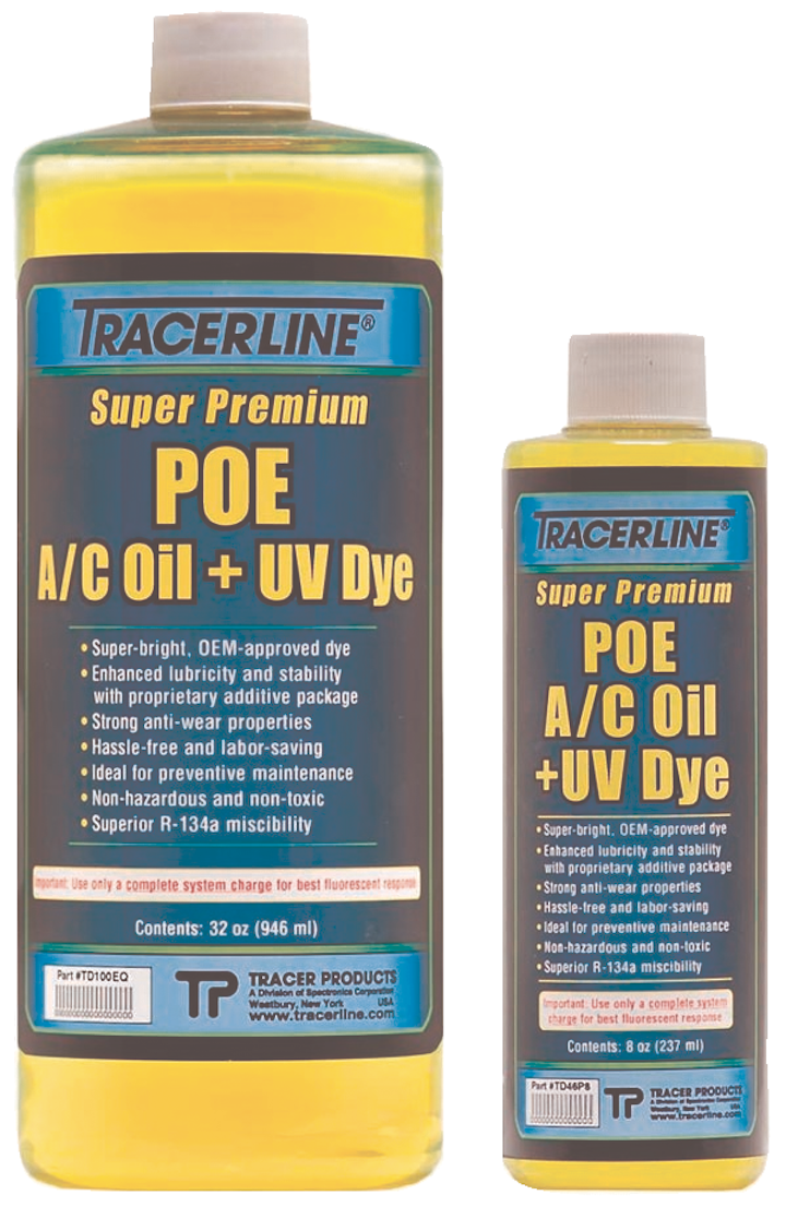 POE and PAG Refrigerant Oils From Tracer Products Vehicle Service Pros