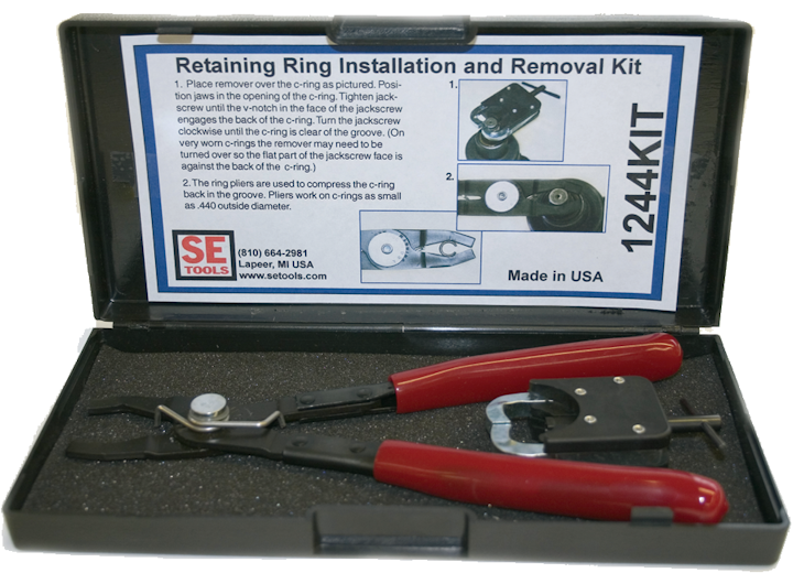 Retaining Ring Installation and Removal Kit From SE Tools Vehicle