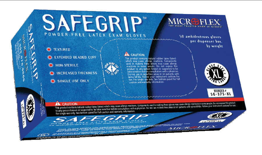 Safegrippowderfreelatexglove 10099158