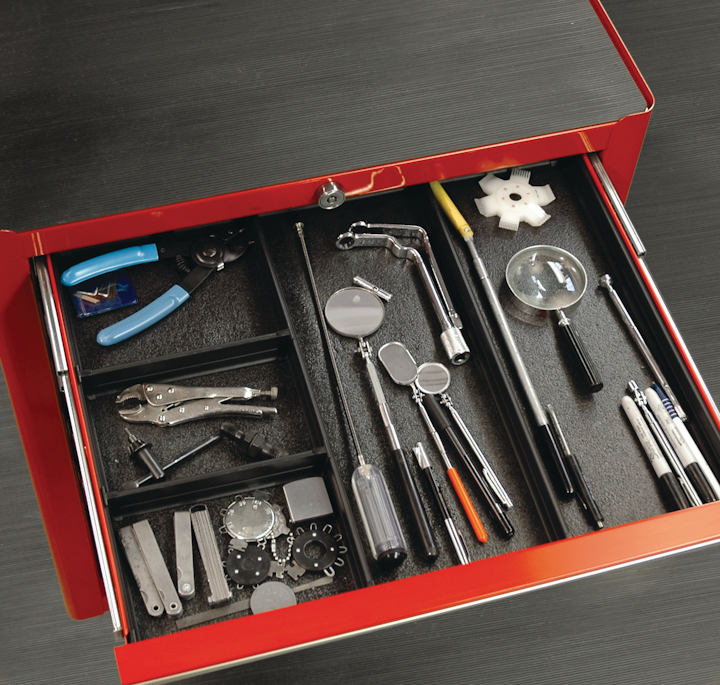 Toolbox Drawer Divider System From Ernst Manufacturing Inc