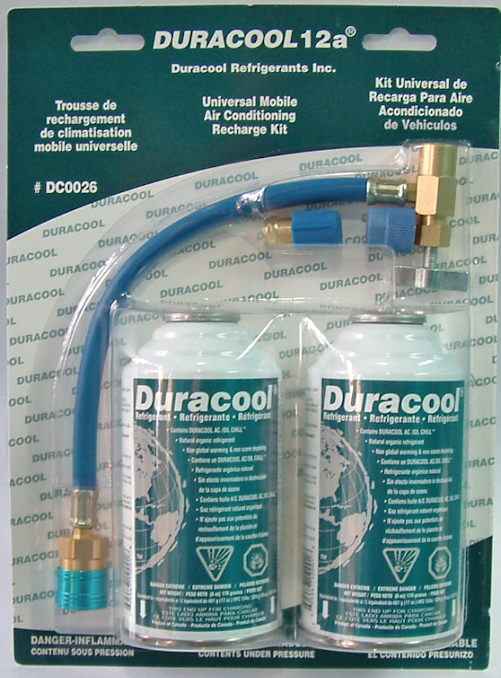 Universal Mobile Air Conditioning Recharge Kit From Deepfreeze Refrigerants Inc. Vehicle