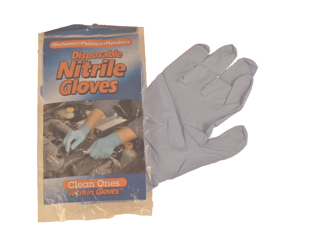 workin gloves by clean ones