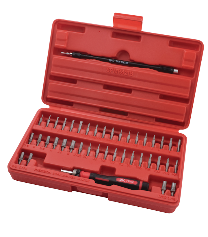 42piece precision ratcheting screwdriver set SPMRB42IB From Mac Tools Vehicle Service Pros