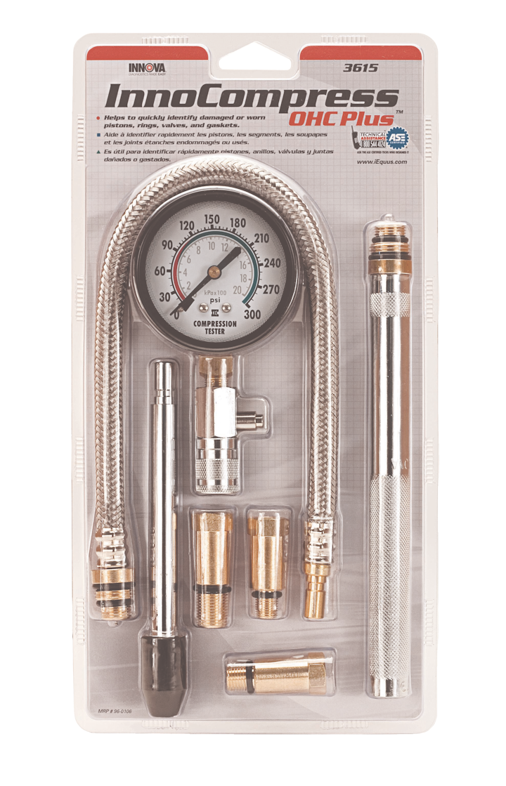 2 new compression tester kits From Innova Electronics Corp. Vehicle