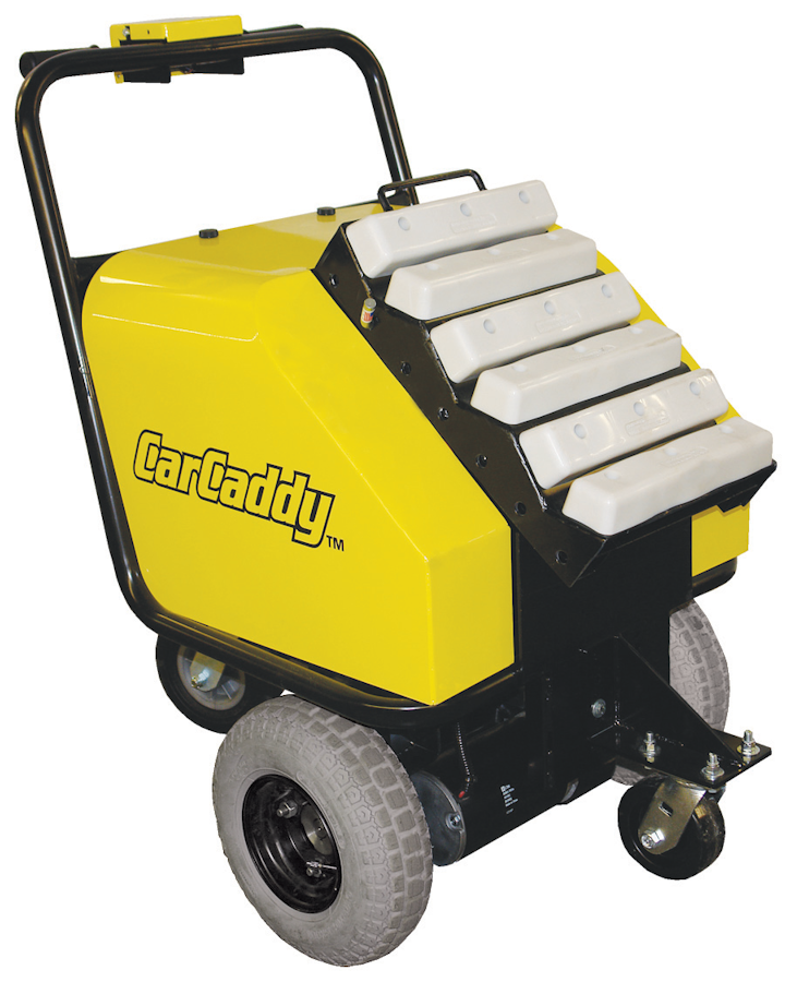 CarCaddy batterypowered pusher From DJ Products Vehicle Service Pros