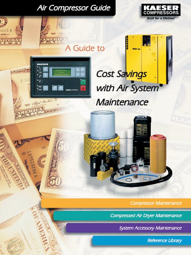 Updated Cost Savings with Compressed Air Systems Maintenance reference