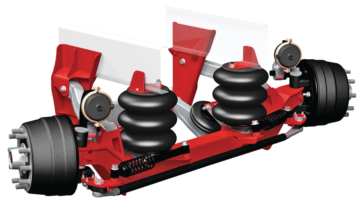 13,200Pound Steerable Lift Axle From Kenworth Truck Company Vehicle