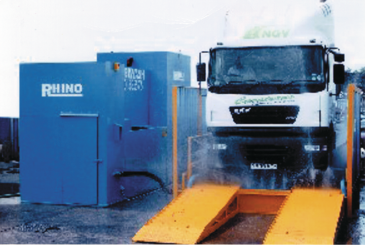 Rhino Wheelwash System Vehicle Service Pros