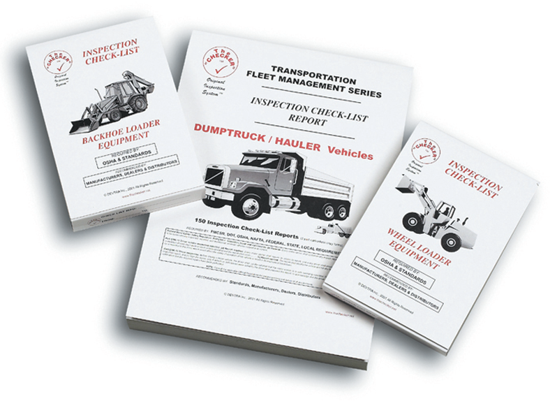 Thecheckervehicleequipmentinspectionchecklistbooks 10126444