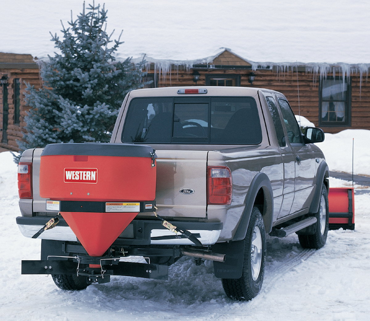 Truck Mounted Salt Spreader From Western Products Vehicle Service Pros