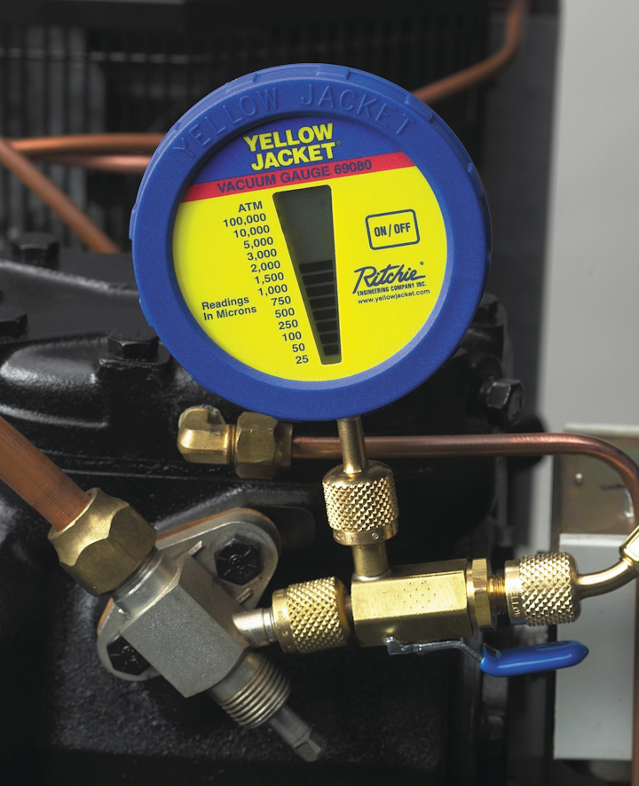 YELLOW JACKET Digital LCD Vacuum Gauge From Ritchie Engineering Co