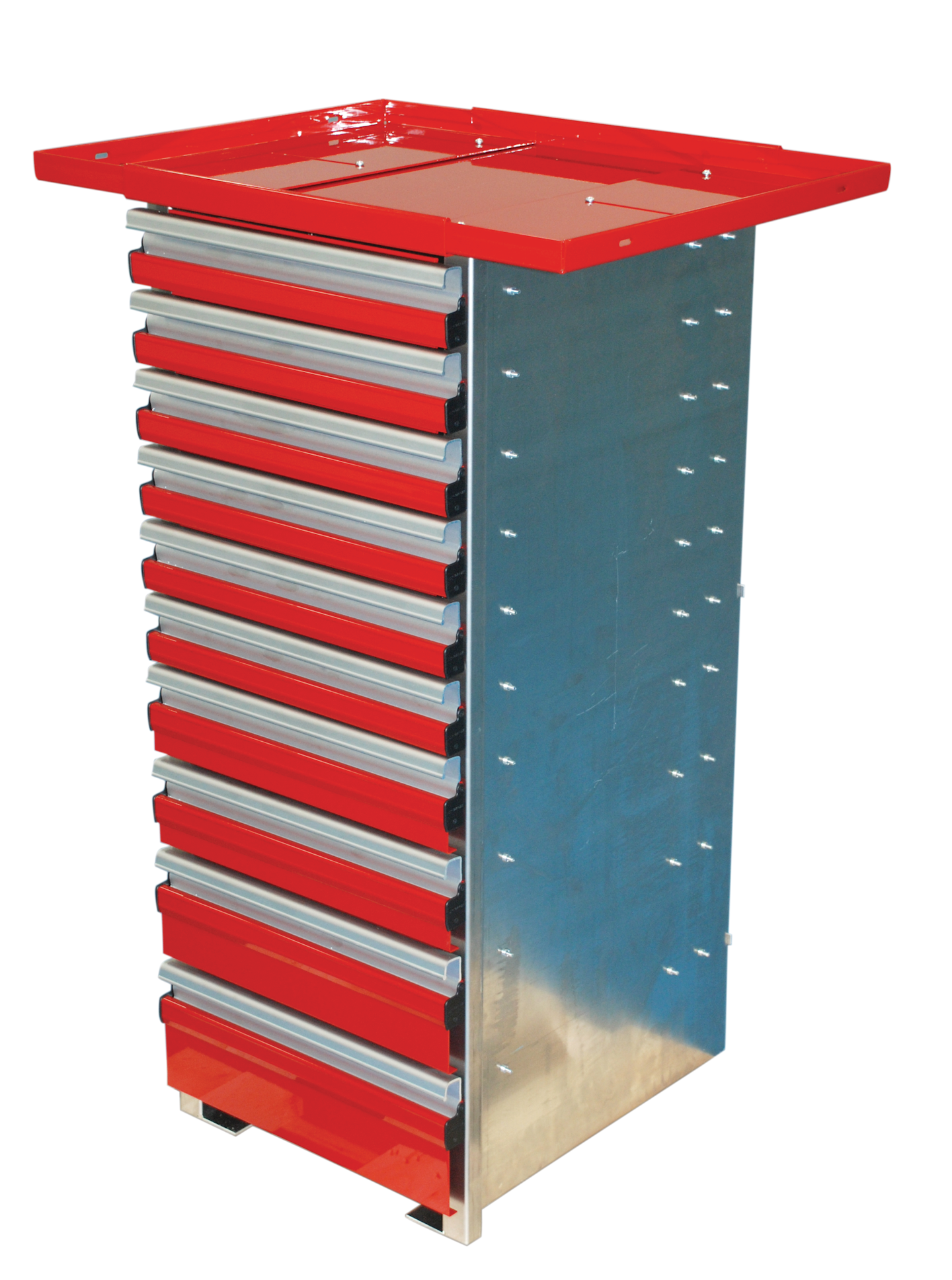 Aluminum Cabinet Tool Drawer Unit From: CTECH Aluminum Trailer Cabinets | Vehicle Service Pros