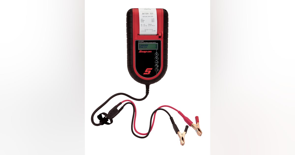 Battery and Electrical System Tester No. EECS500 Vehicle Service Pros