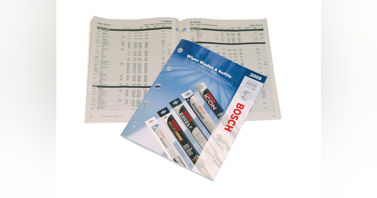 2009 Wiper Blades & Refills Catalog Vehicle Service Pros