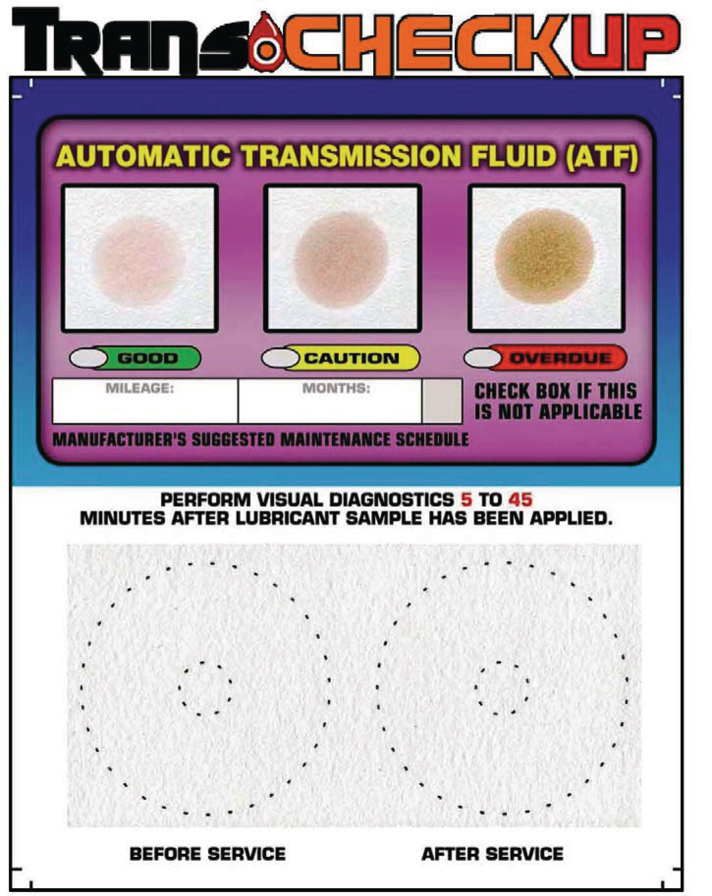 Enginecheckupanalysistestsheets 10105988