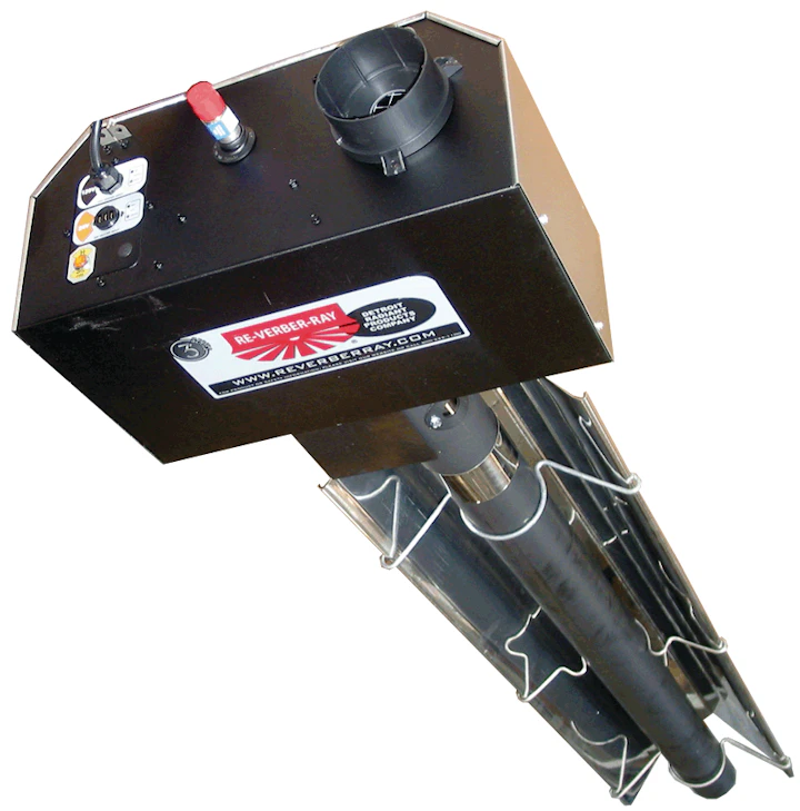 Twostage InfraRed Tube Heaters From Detroit Radiant Products Co. Vehicle Service Pros